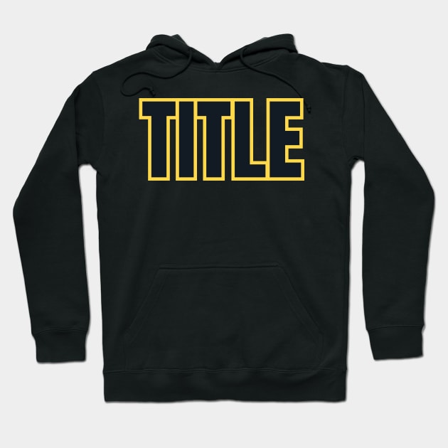 the enduring power of a title's imprint Hoodie by benzshope